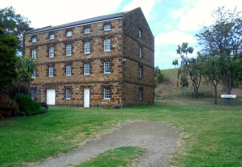 The old flour mill at Portarlington