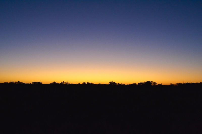 A beautiful outback sunset.