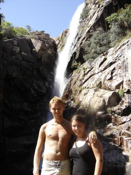 swimming time at one of the beautiful waterfalls