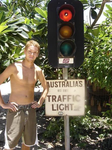 The worlds most remote traffic light!