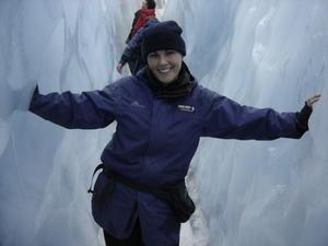 me in one of the safer passage ways of ice!