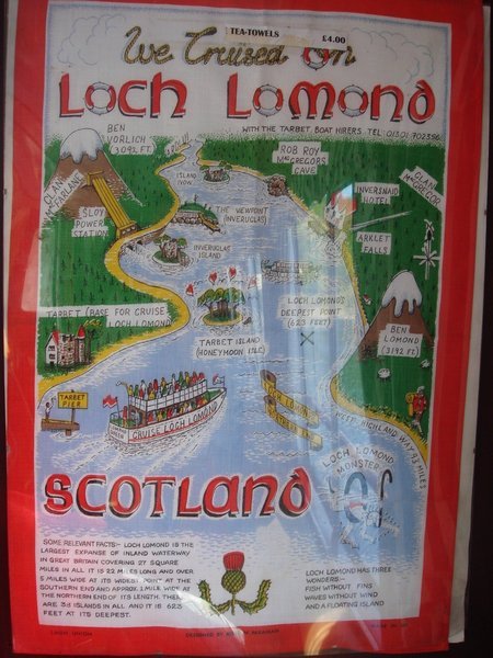 map of Lock Lomond