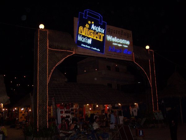 Night market in Siem Reap