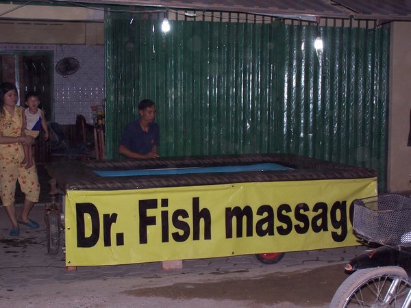 Foot fish massage