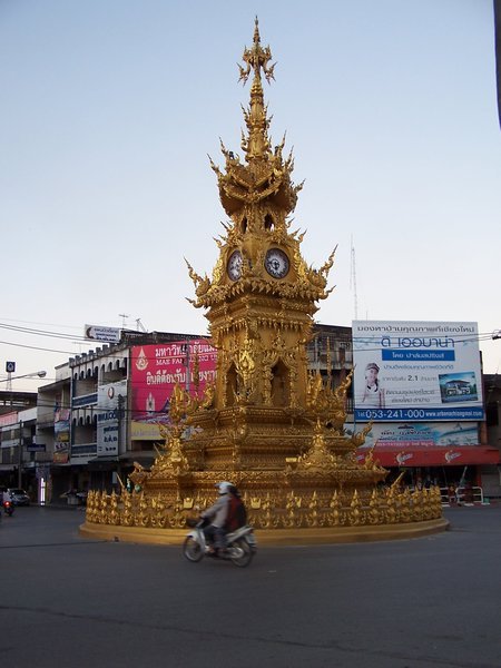Golden Clock Tower, Chiang Rai, Thailand