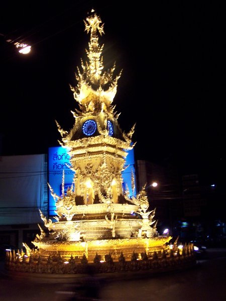 Golden Clock Tower, Chiang Rai, Thailand