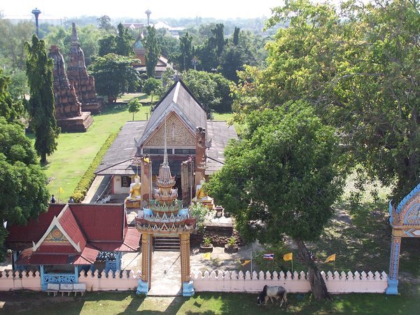 Wat Phu Khao Thong -view from top