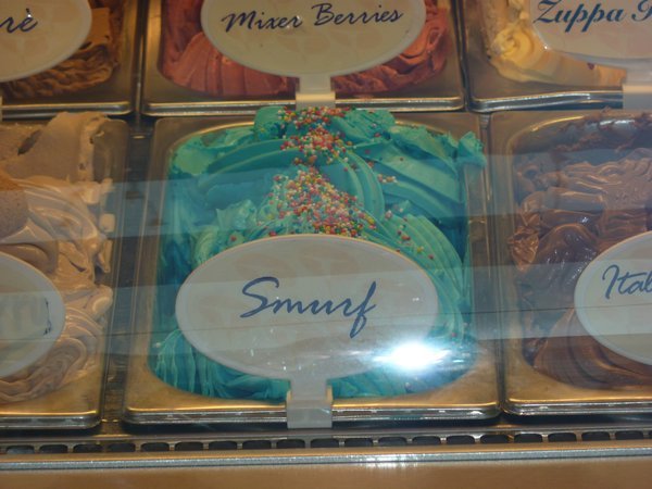 Smurf Ice Cream