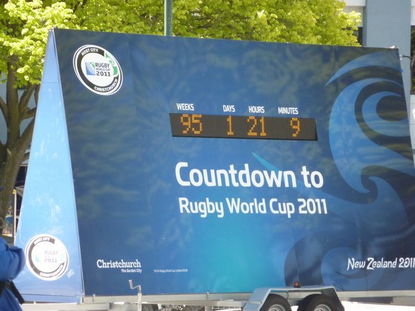 Rugby World 2011 countdown
