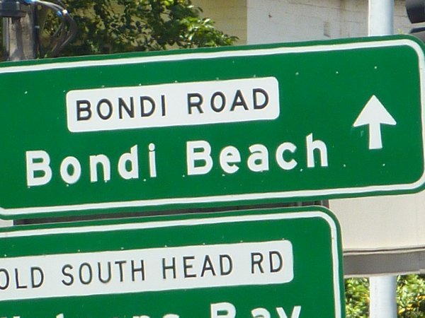 Bondi Beach sign