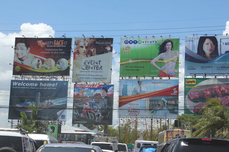 Manila road signs