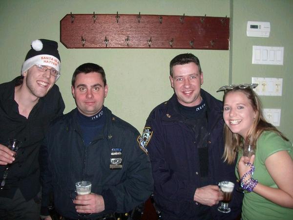 Mark and Laura chat up the unimpressed NYPD