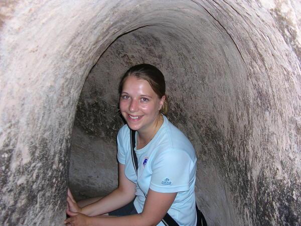 Laura in the tunnels