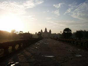 Sunrise over Angkor Wat 