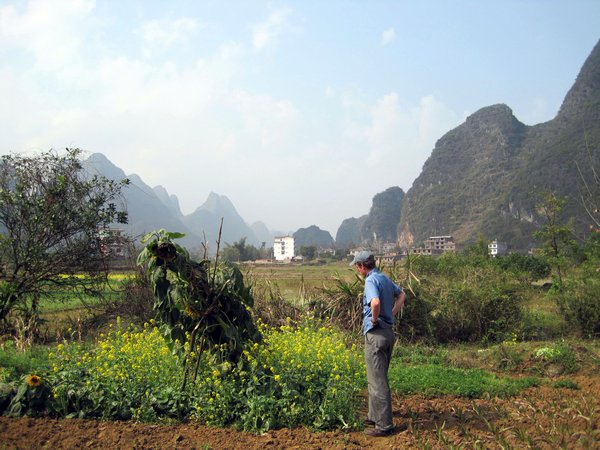 The view of Yangshuo from our cooking class