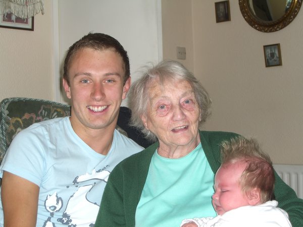 Me, Grandma Ackroyd and Lexie