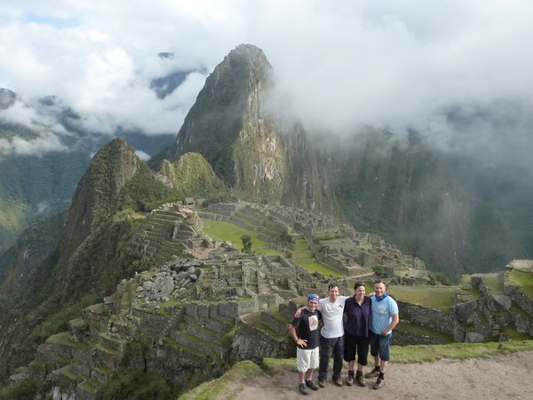 Inca Trail Crew at Macchu Picchu