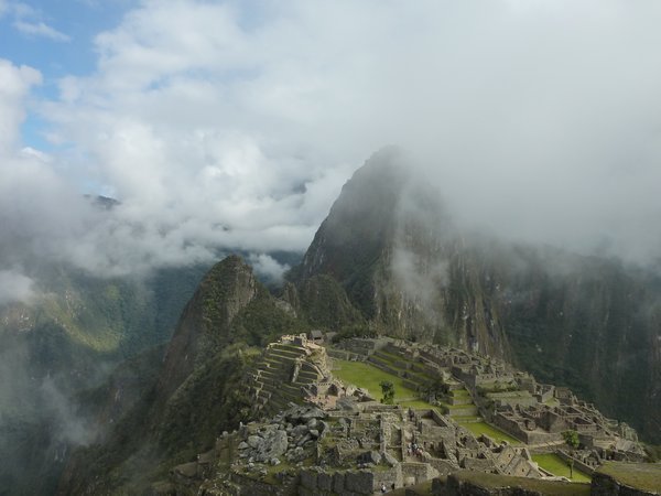 Macchu Picchu in the clouds