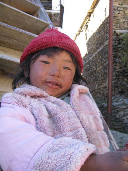 Tibetan boy...or girl... we wasn't sure.