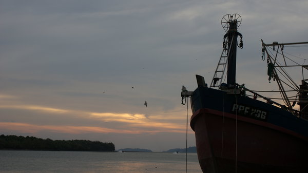 Ranong, fishing port.