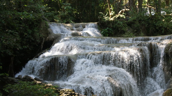 Erawan Waterfall.