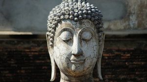 Buddha face.