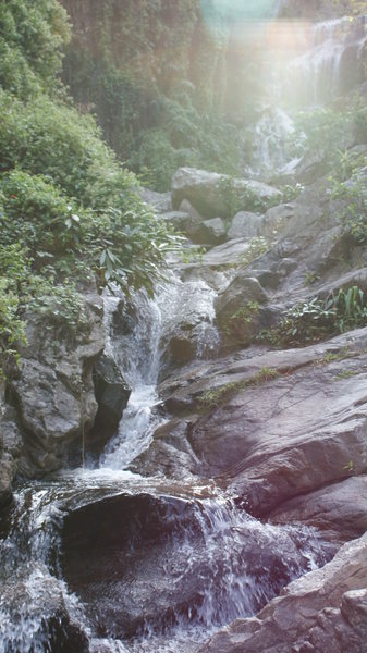 The "free" waterfall, Chiang Mai.