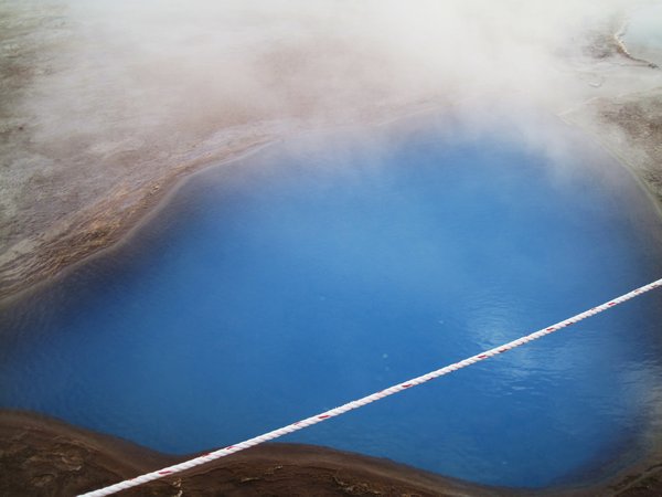 At Geysir, blue pool