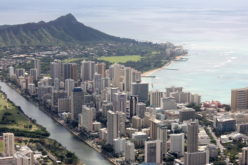 Honolulu from the air