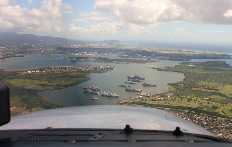 Shot Over Pearl Harbor