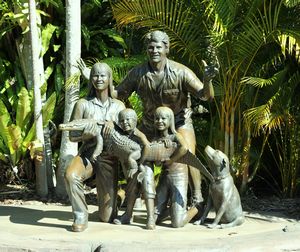Irwin family statue