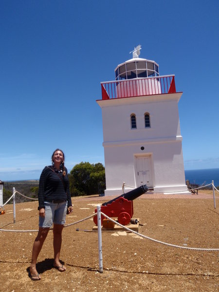 Me at Cape Borda Lighthouse