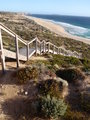 Stairs down to Ethel Beach