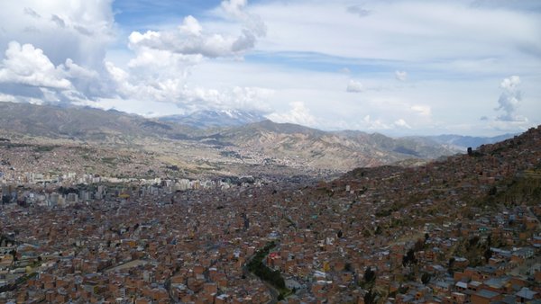 View of La Paz from El Alto