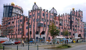 Typical Hundertwasser building