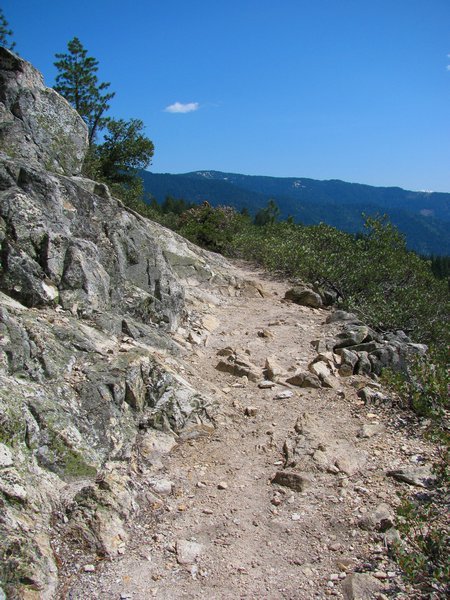 The upper Crags Trail