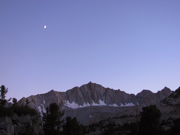 Mt. Goode and the Moon