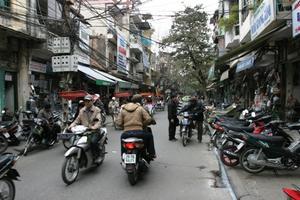 Hanoin liikennetta...