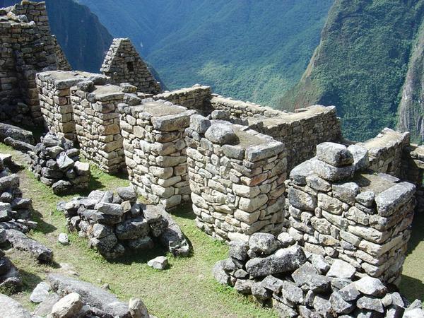 Machu Picchun asuinrakennuksia