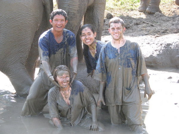 group pic in the mud