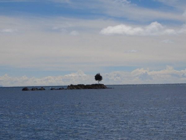 Lonely Island in Lago Titicaca