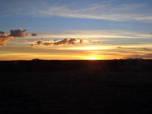 Sunset in the Altiplano