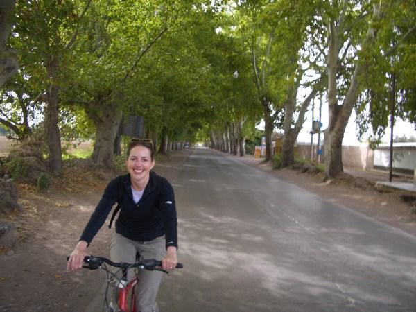 Melia riding in the countryside 2
