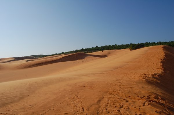 red sand dune