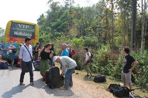 On the way to Vang Vieng