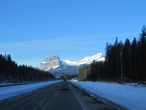 On the road Banff to Invermere