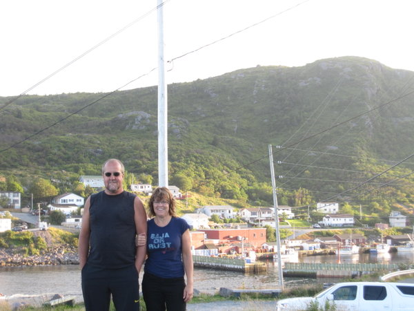 Jeepa and Weedie at Petty Harbour