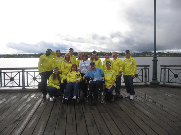 Jake, me and our second group of Medal Bearers in Sidney
