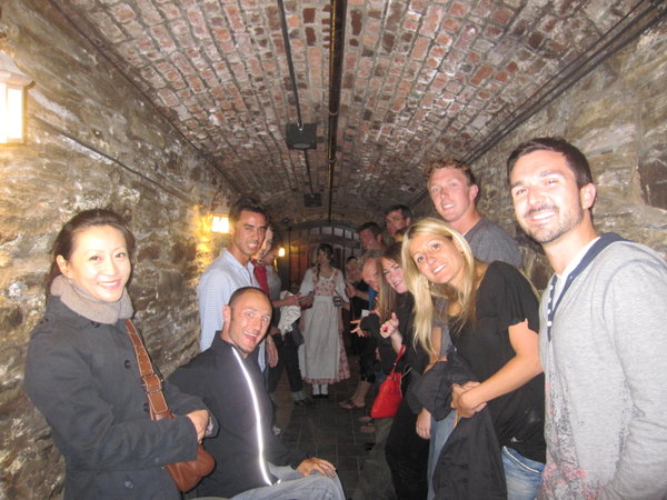 The tunnel in the brewery