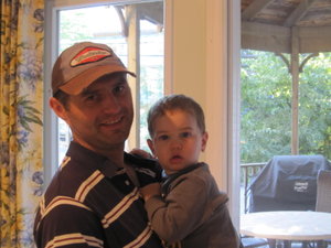 Sweet little Daniel and his daddy!